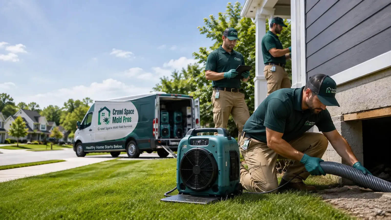 Crawl Space Mold Removal in Harpers Ferry, IA